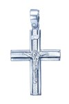 Βαπτιστικός σταυρός 14K Λευκόχρυσο SAVVIDIS