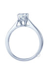 Μονόπετρο δαχτυλίδι PRECIEUX από πλατίνα με διαμάντι (No 50)