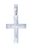 Βαπτιστικός σταυρός 14 Καράτια  Λευκόχρυσο SAVVIDIS