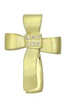 Cross 14ct Gold with Zircons by TRIANTOS