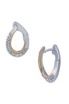 Earrings 14ct Whitegold with Diamonds by Breuning