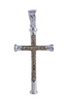 Βαπτιστικός σταυρός 18Κ Λευκόχρυσος με Διαμάντια της FaCaDoro