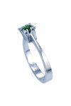 Ring 18ct with Emeralds and Diamonds Muse Collection