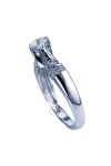 Solitaire Ring 14ct White Gold with Zircon