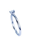 Μονόπετρο δαχτυλίδι BREUNING από λευκόχρυσο 14K με διαμάντι