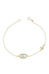 Bracelet 9ct Gold  Mother of pearl
