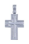 Βαπτιστικός σταυρός 14 Καράτια Λευκόχρυσο SAVVIDIS