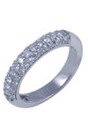 Half eternity Ring 18ct Whitegold with Diamonds SAVVIDIS  (No 53)