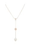 Necklace 14ct Rose Gold with Pearl SAVVIDIS