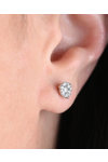 Earrings 18ct White Gold with diamonds SAVVIDIS
