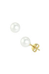 Earrings in 14ct Gold with Akoya Pearls 8.5 - 9.0 mm