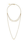 Just CAVALLI Relaxed Gold Plated Stainless Steel Necklace