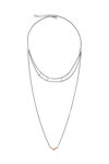 Just CAVALLI Relaxed Two Tone Stainless Steel Necklace