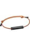 Stainless steel and leather bracelet by CALVIN KLEIN