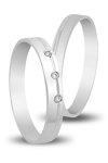Wedding Rings in 9ct White Gold