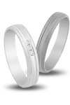 Wedding Rings in 9ct White Gold