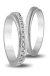 Wedding Rings in 14ct White Gold