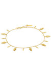 ANIA HAIE Tropic Thunder Sterling Silver Gold Plated Bracelet
