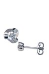 Earrings 18ct Whitegold with Diamond