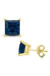 Earrings 18ct Gold SAVVIDIS with Sapphire