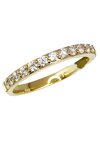 Δαχτυλίδι σειρέ μισόβερο SAVVIDIS από χρυσό 18Κ με διαμάντια (No 54)