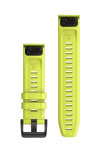 GARMIN QuickFit 22 mm Amp Yellow Silicone Replacement Strap
