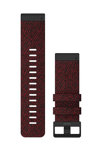 GARMIN Quickfit 26 Heathered Red Nylon Replacement Strap