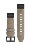 GARMIN Quickfit 20 Shale Gray Suede Leather Replacement Strap