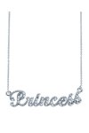 Necklace Princess 14ct Whitegold with Zircon FaCaDoro