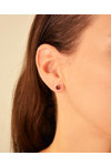 Earrings 14ct White Gold with Zircon FaCaDoro