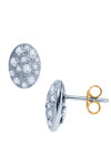 Earrings Stellar 14ct Gold and white gold with zircon SOLEDOR