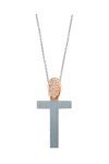 Βαπτιστικός σταυρός SAVVIDIS από λευκόχρυσο και ροζ χρυσό 18Κ με διαμάντια