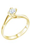 Solitaire ring 18ct gold with diamonds SAVVIDIS