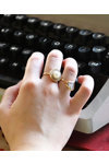 Δαχτυλίδι SAVVIDIS από χρυσό 14K με ζιργκόν και μαργαριτάρι (No 56)
