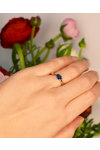 Δαχτυλίδι SAVVIDIS από τη σειρά Romance από λευκόχρυσο 14Κ με ζιργκόν (No 54)