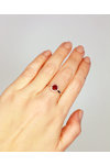Δαχτυλίδι SAVVIDIS από λευκόχρυσο 14K με ζιργκόν (No 56)