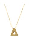 Necklace monogram Δ Le Petit  9ct gold SAVVIDIS