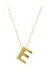 Necklace monogram Ε Le Petit  9ct gold SAVVIDIS