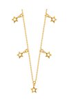 Necklace with stars 9ct gold SAVVIDIS
