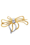 Brooch 14ct gold and white gold SAVVIDIS