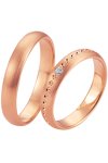 Wedding Rings in 8ct Rose Gold Breuning