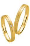Wedding rings in 8ct Gold Breuning