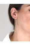 Earrings 14ct gold with Zircon SAVVIDIS