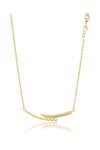 JCOU The Dots 14ct Gold-Plated Sterling Silver Necklace