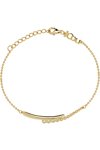 JCOU The Dots 14ct Gold-Plated Sterling Silver Bracelet