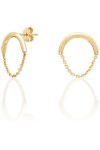 JCOU Chains 14ct Gold-Plated Sterling Silver Earrings