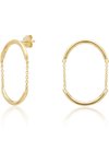 JCOU Chains 14ct Gold-Plated Sterling Silver Earrings