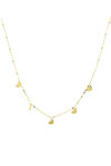 SAVVIDIS The Love Collection 9ct Gold Heart Necklace
