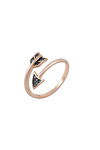 Δαχτυλίδι Βέλος SAVVIDIS The Love Collection από Ροζ Χρυσό 9K με Ζιργκόν (No 50)