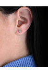SAVVIDIS 18ct rose gold earrings with diamonds